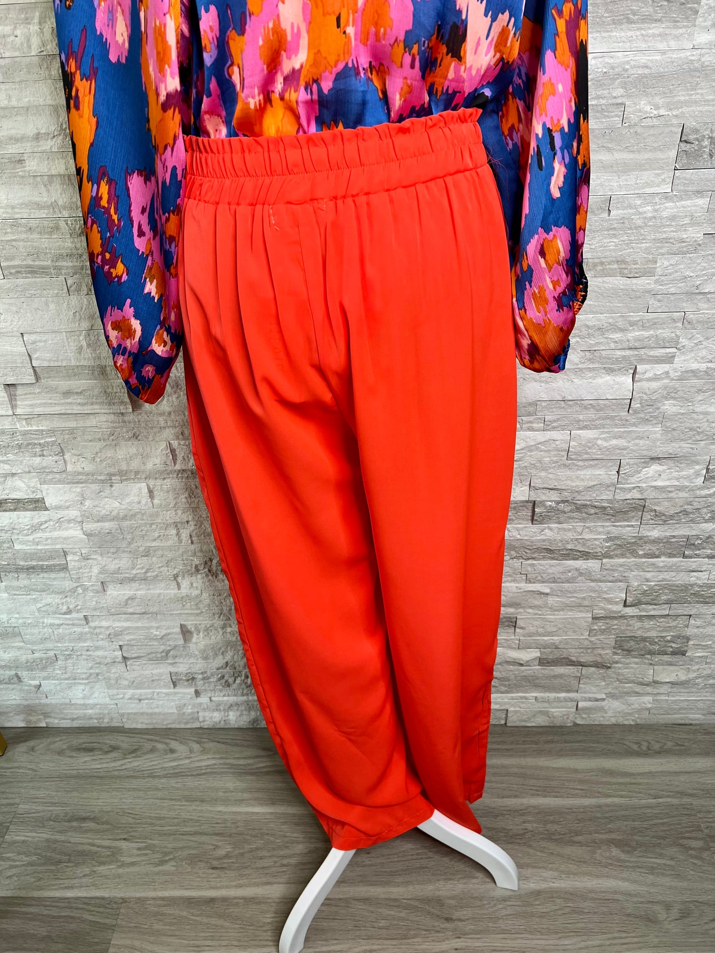 HIGH WAIST WIDE LEG PANTS