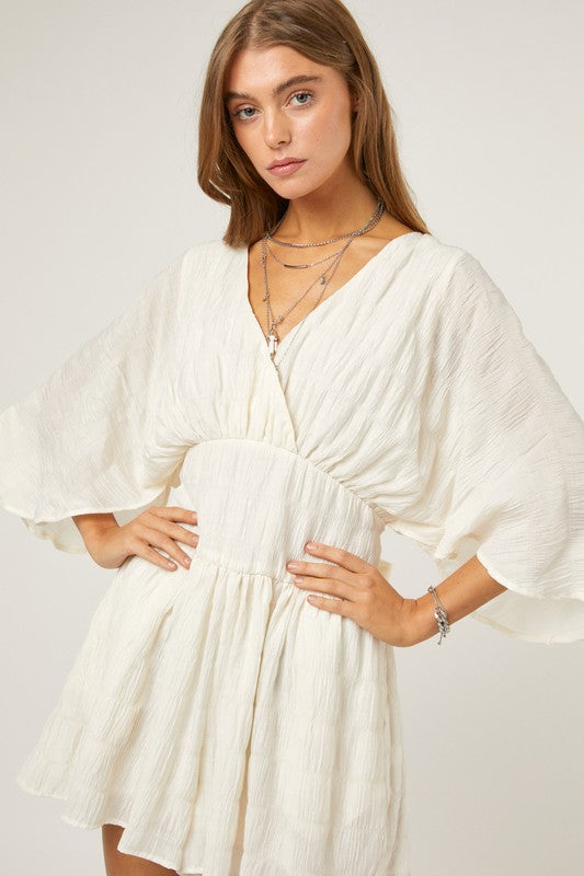 BATWING SLEEVES ROMPER