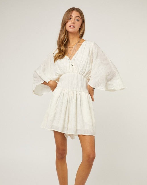 BATWING SLEEVES ROMPER