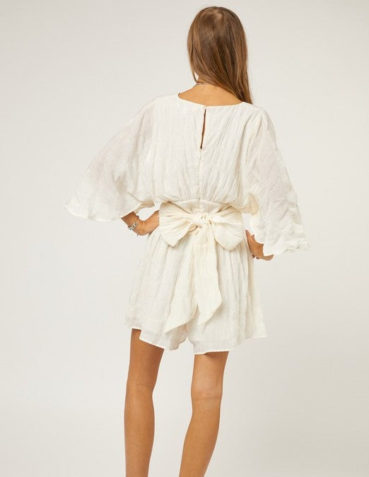 BATWING SLEEVES ROMPER