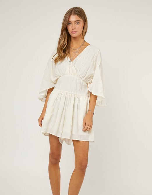 BATWING SLEEVES ROMPER