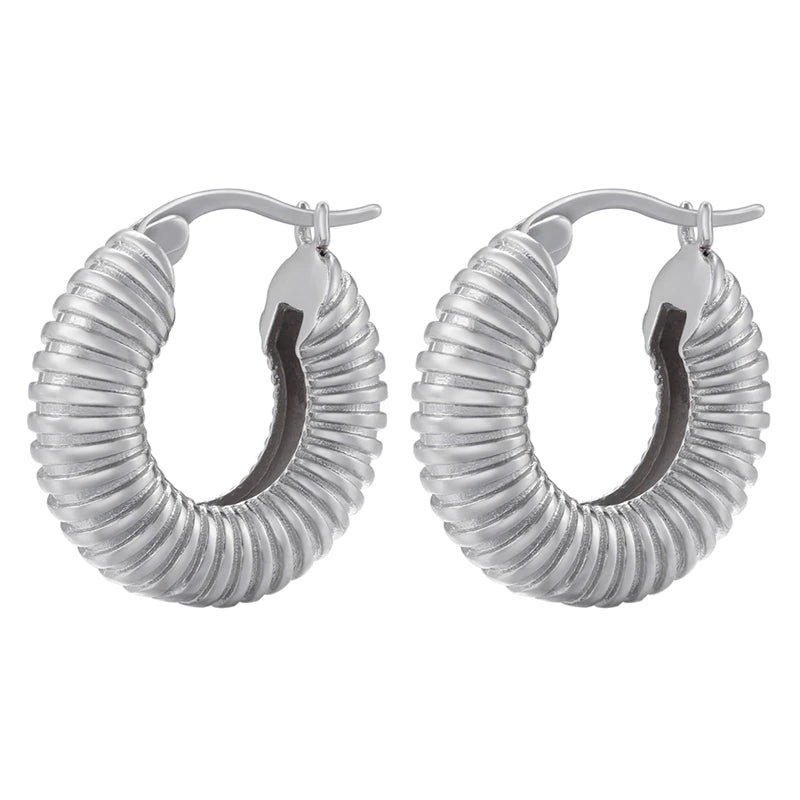 CHUNKY HOOP EARRINGS